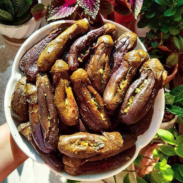 بادمجان شکم پر